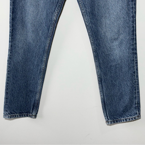 Reformation Julia Crop High Rise Cigarette Straight Leg Denim Jeans Milo Wash 25 - Picture 9 of 16